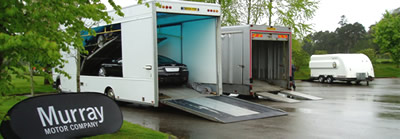 Car Storage Scotland on hand with our purpose built fully enclosed transporters.
